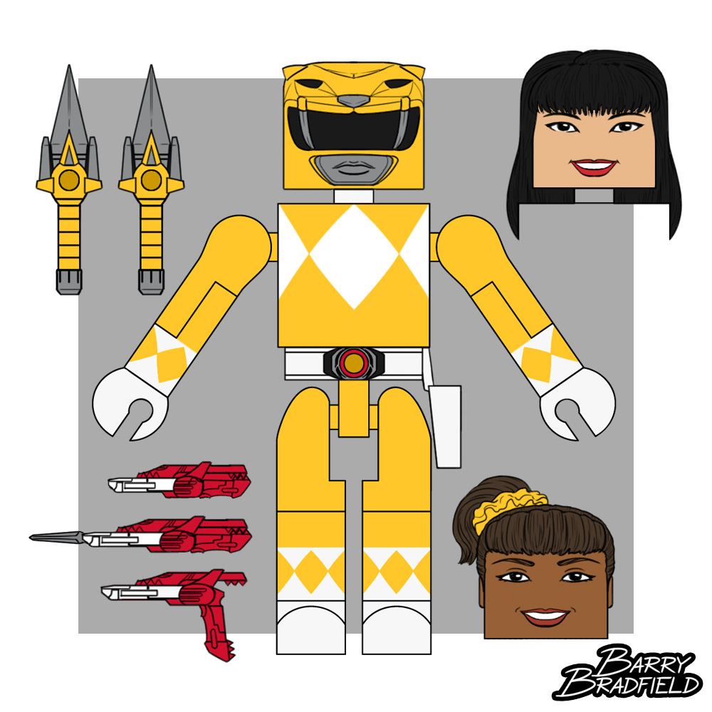 Yellow Ranger | Mighty Morphin Power Rangers Wave 2