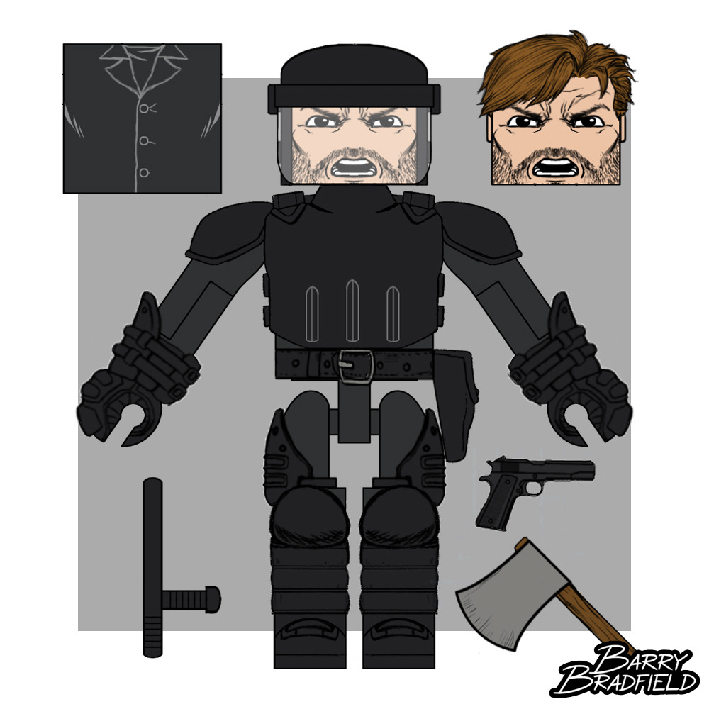 Riot Gear Rick Grimes | The Walking Dead Wave 3