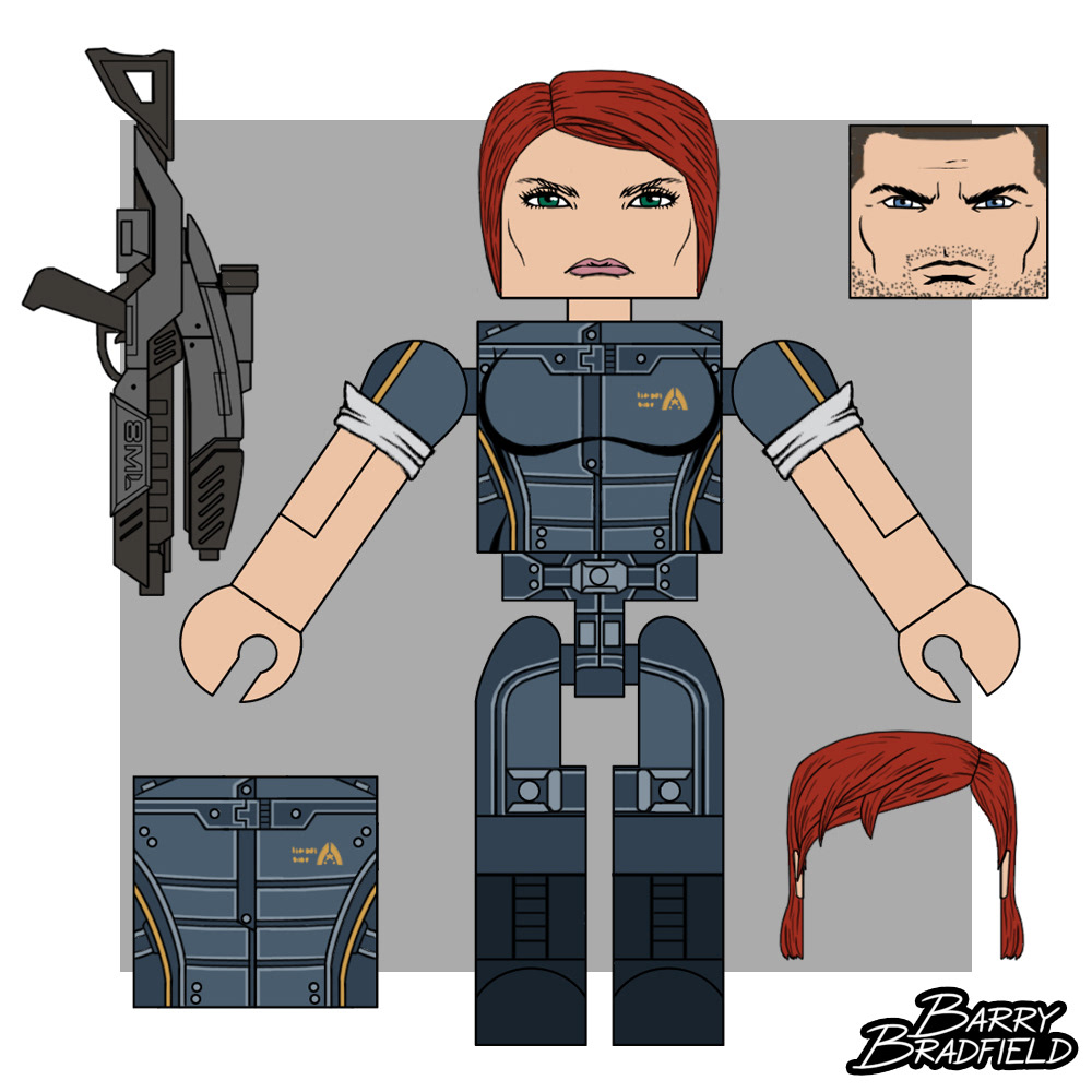 Alliance Uniform Commander Shepard | Mass Effect 4-Pack
