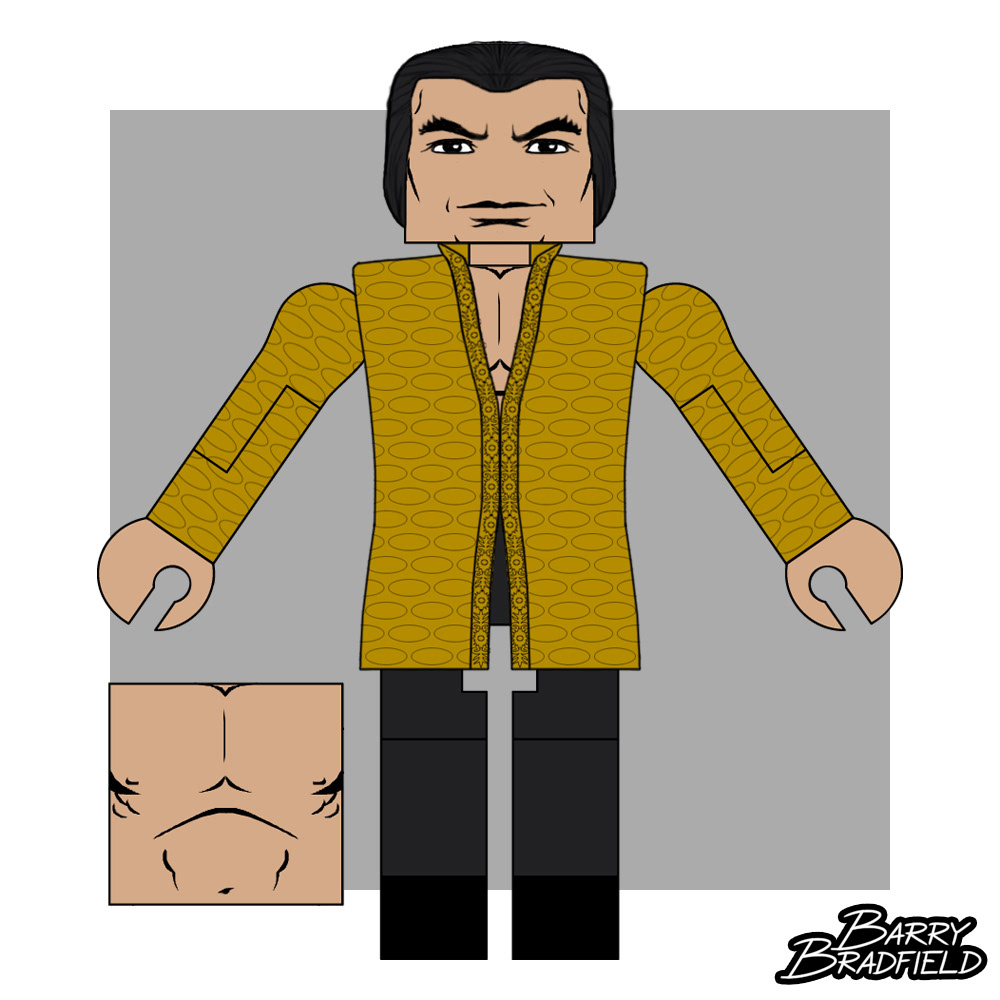 Space Seed Khan | Star Trek Legacy Wave 1
