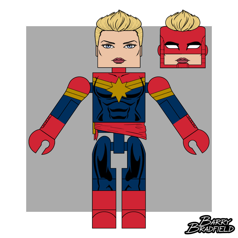 Carol Danvers, Captain Marvel | Marvel Wave 64