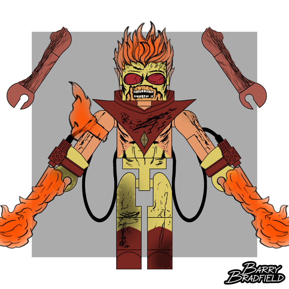 Zombie Pyro | Marvel Zombies Villains Wave 3