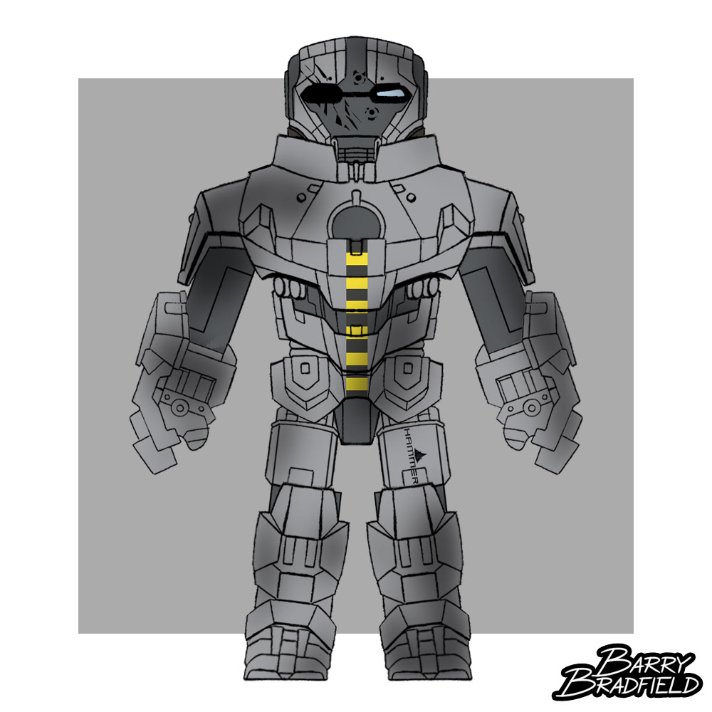 Battle Damaged Hammer Drone | Marvel Iron Man 2