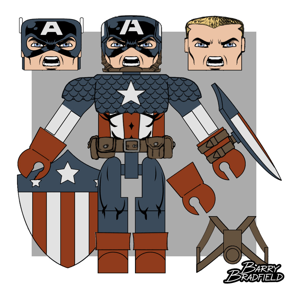 WWII Captain America | Marvel Captain America Through The Ages
