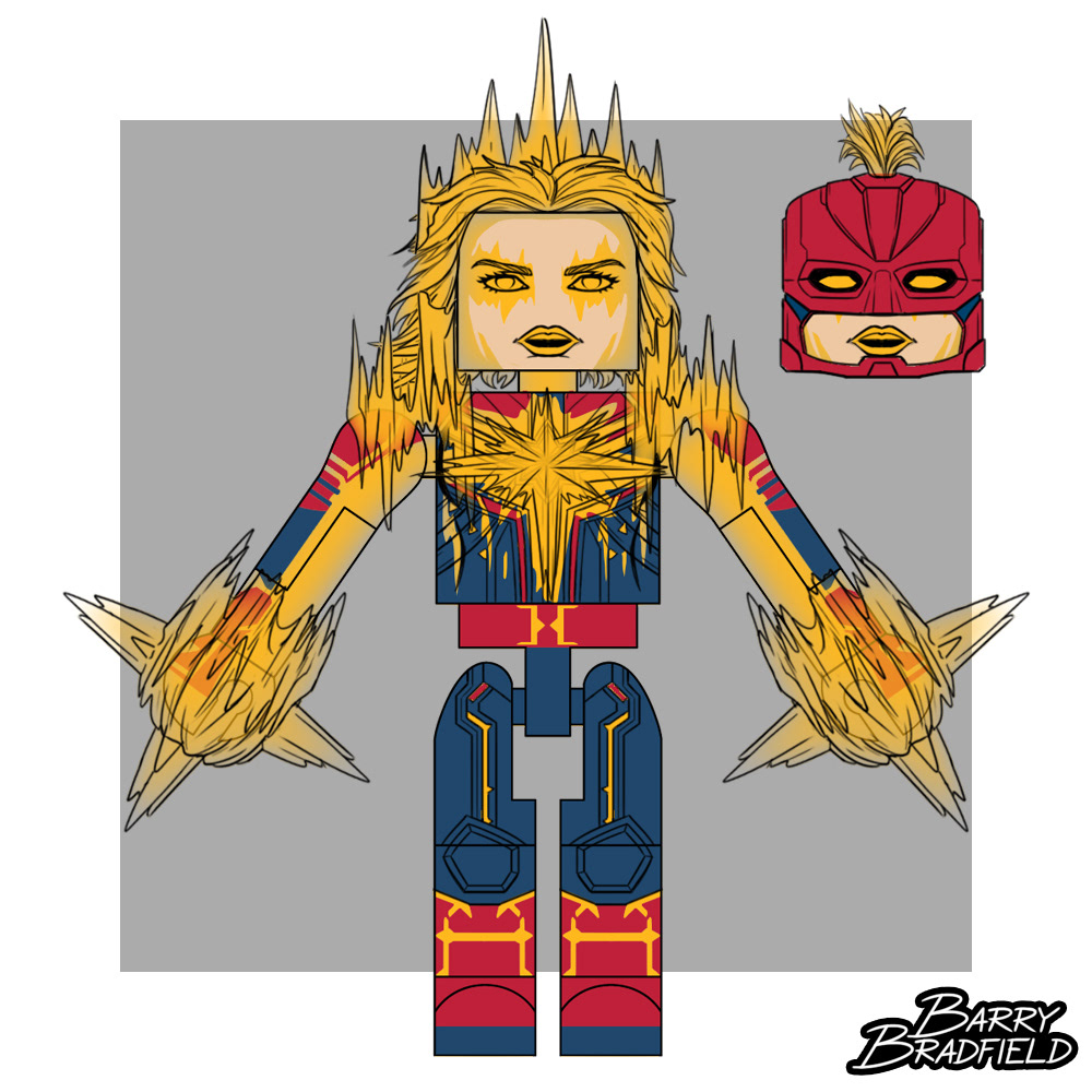 Binary Powered Captain Marvel | Marvel Captain Marvel [Unproduced]