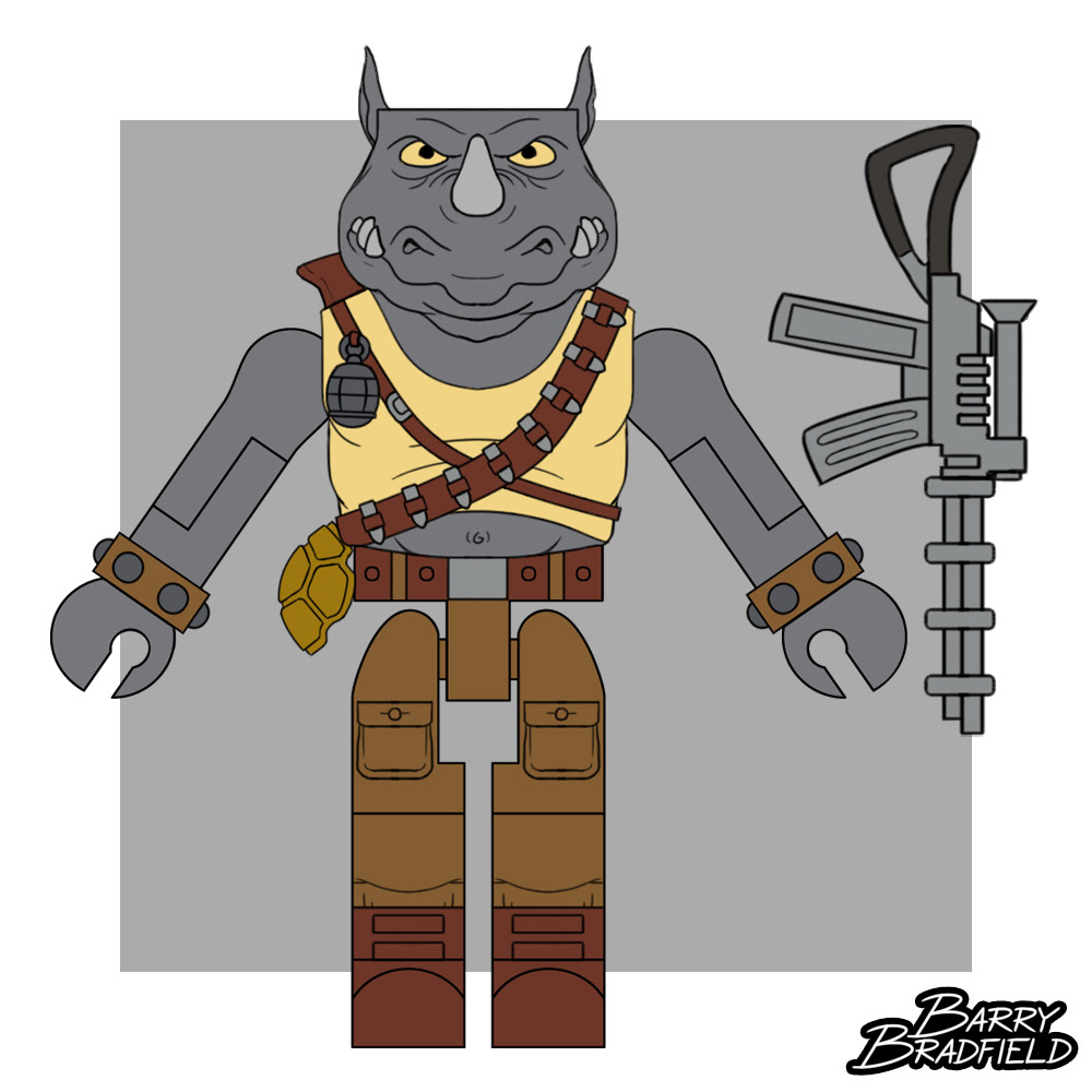 Rocksteady | Teenage Mutant Ninja Turtles Retro Cartoon