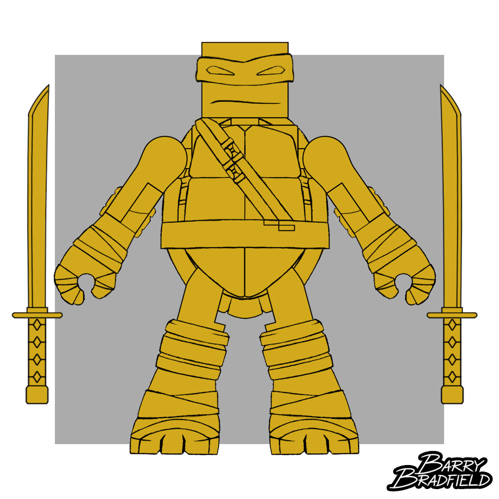Golden Leonardo | Teenage Mutant Ninja Turtles [Nickelodeon] [Unused]