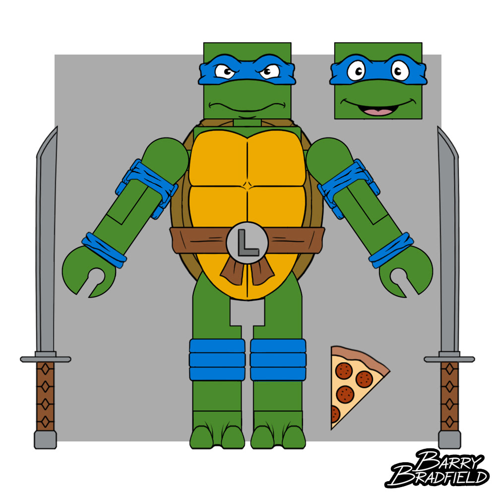 Leonardo | Teenage Mutant Ninja Turtles Retro Cartoon