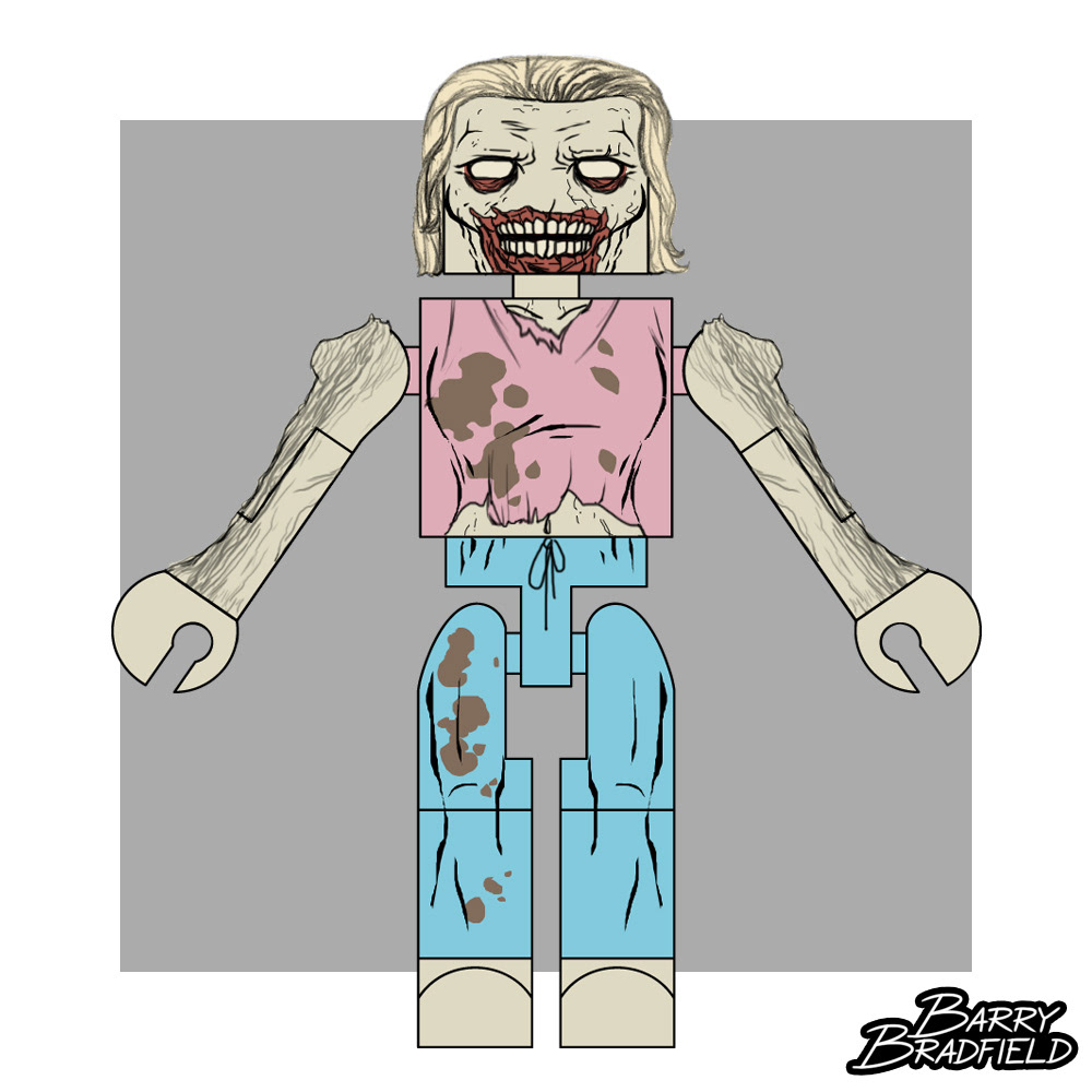 Emaciated Zombie | The Walking Dead Wave 5