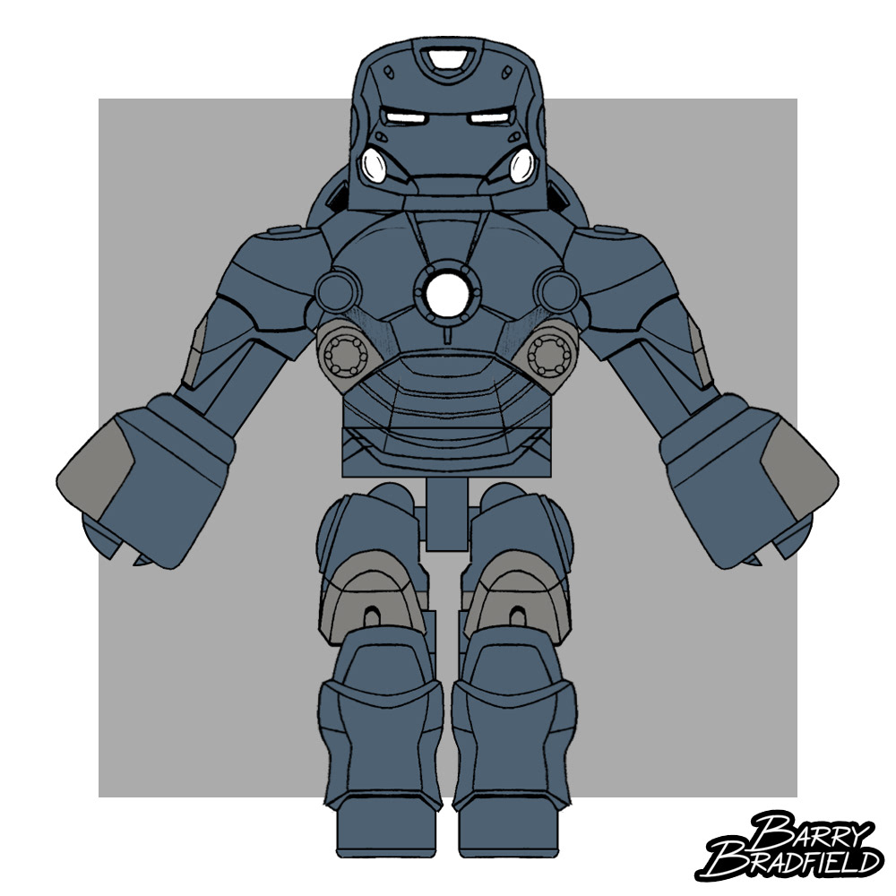 Deep Sea Iron Man Armour | Marvel Iron Man 3 [Unused]