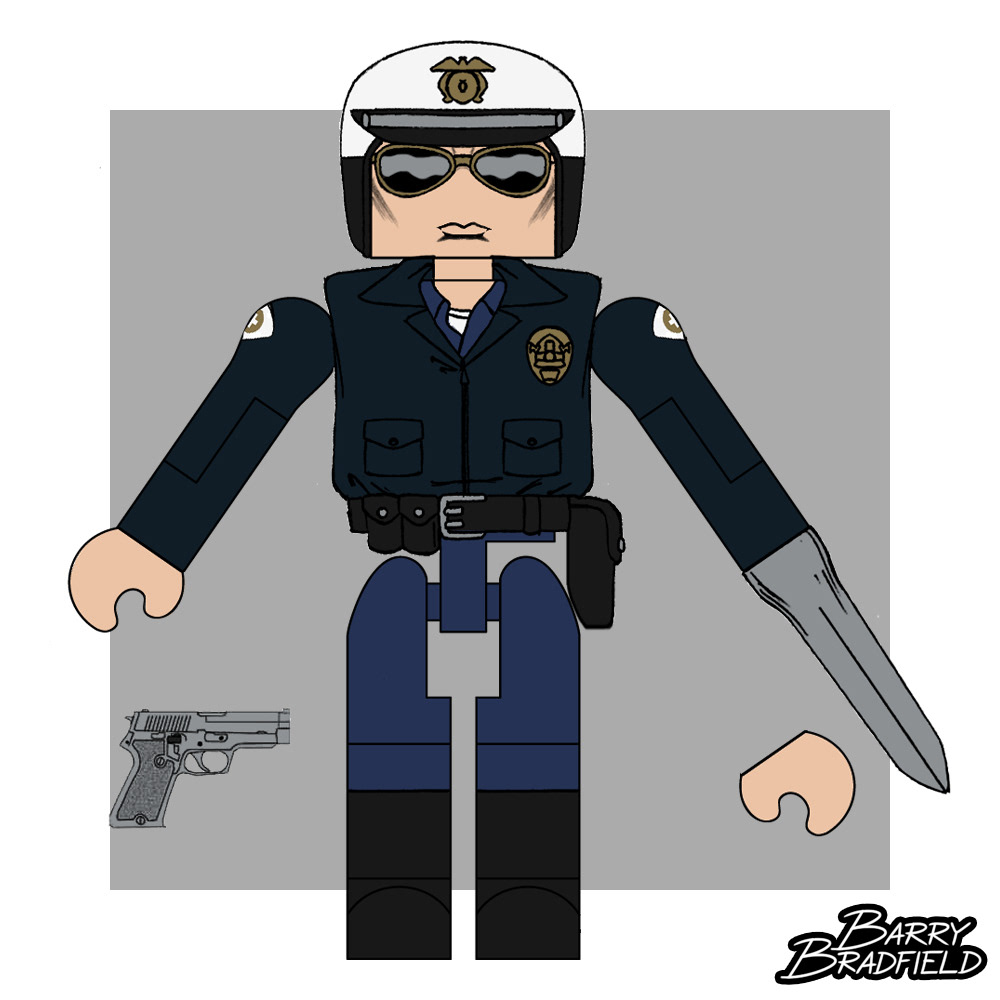 Motorcycle Cop T-1000 | Terminator 2