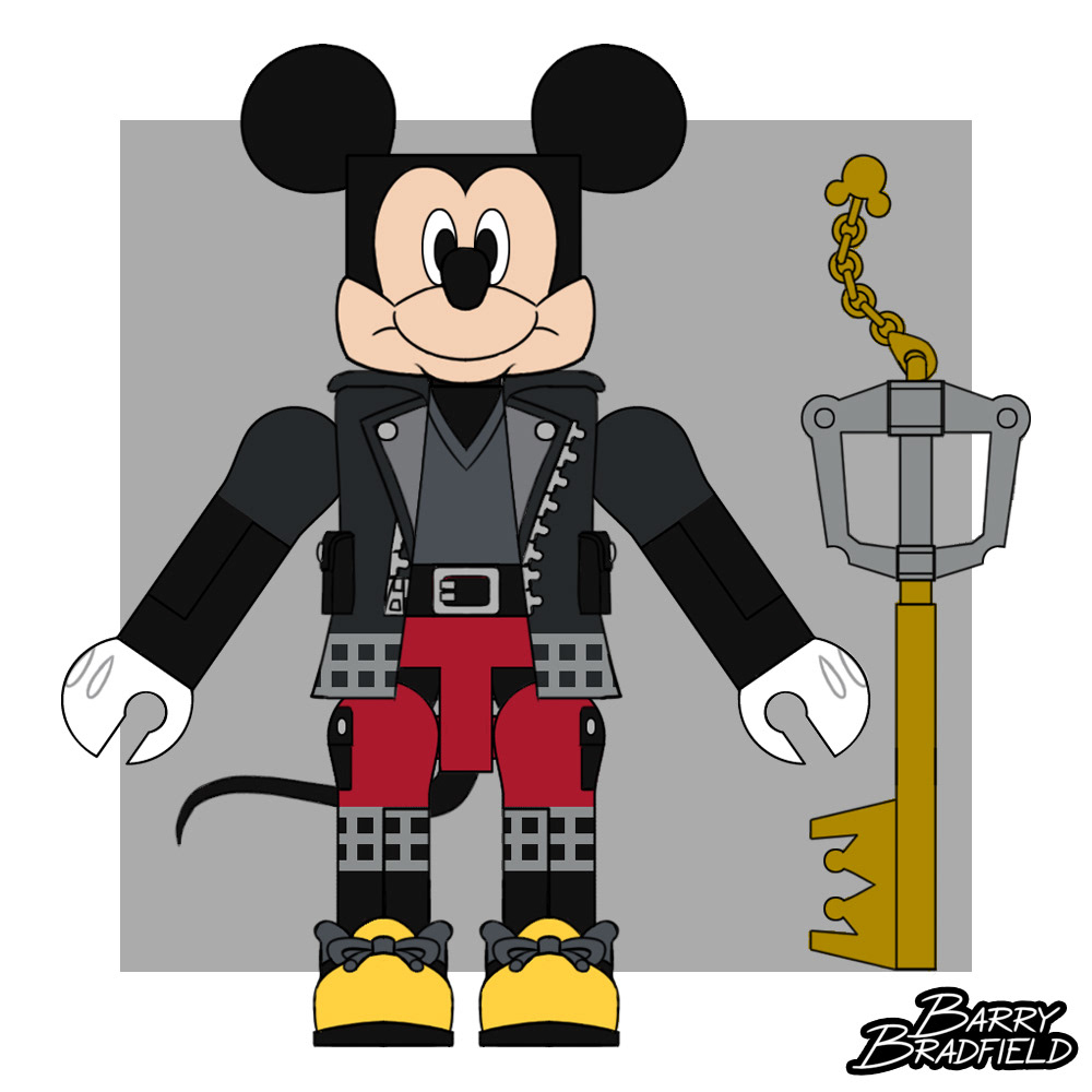 Kingdom Hearts III Mickey | Kingdom Hearts Wave 3 [Unproduced]