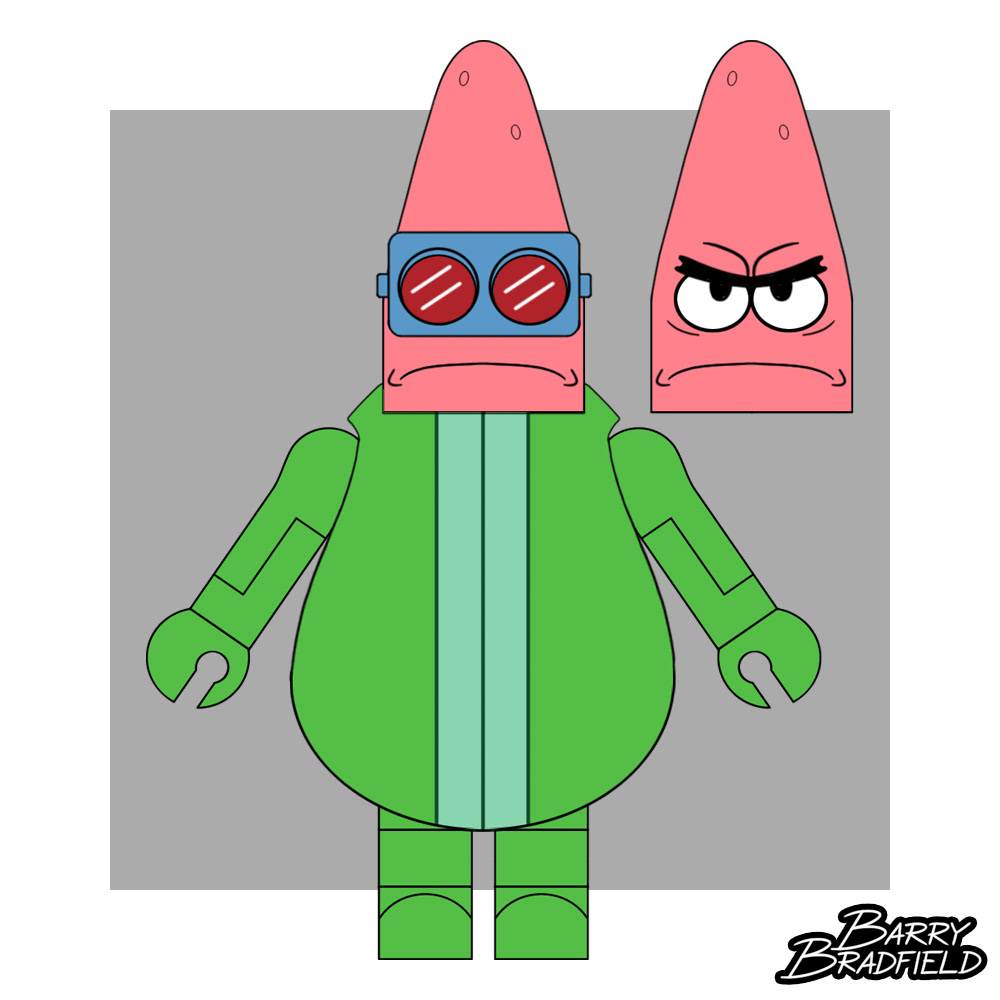Patrick as The Elastic Waistband | SpongeBob SquarePants Wave 2 [Unproduced]
