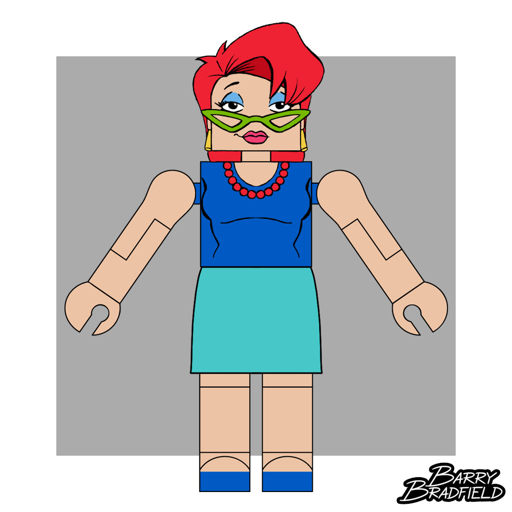 Janine Melnitz (Blue) | The Real Ghostbusters