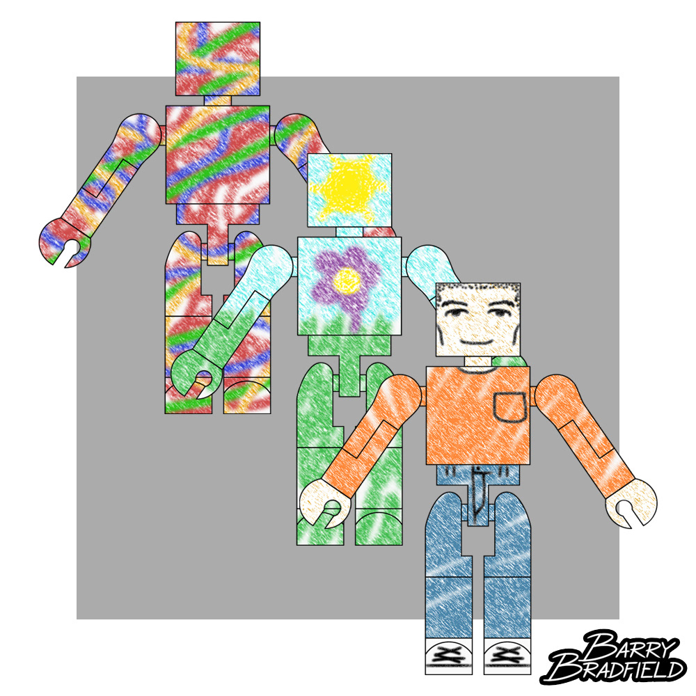 DIY Crayon Blanks | Minimates [Unproduced]