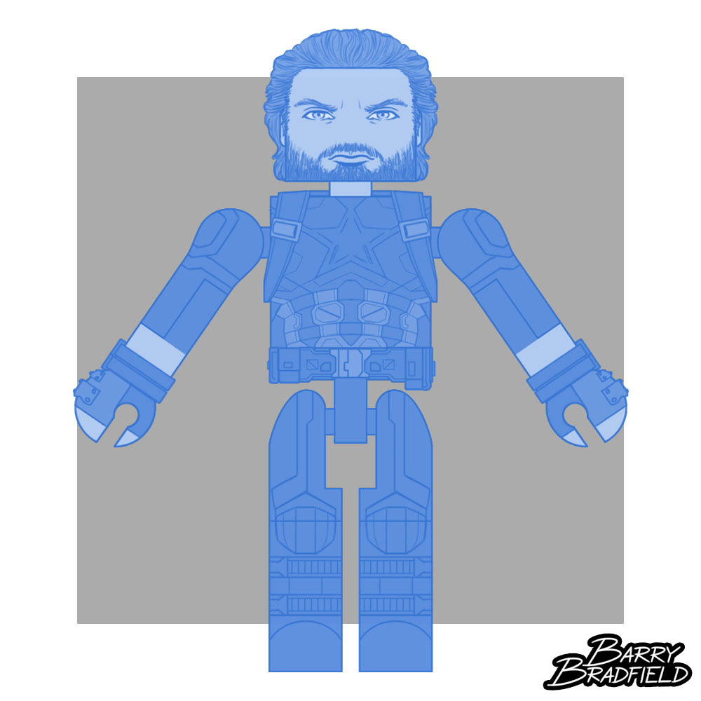 Captain America (Space Stone) | Marvel Avengers Infinity War [Unused]