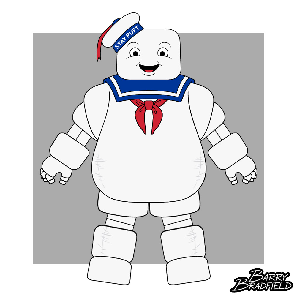 Stay Puft Marshmallow Man Balloon | Ghostbusters Answer The Call Wave 1