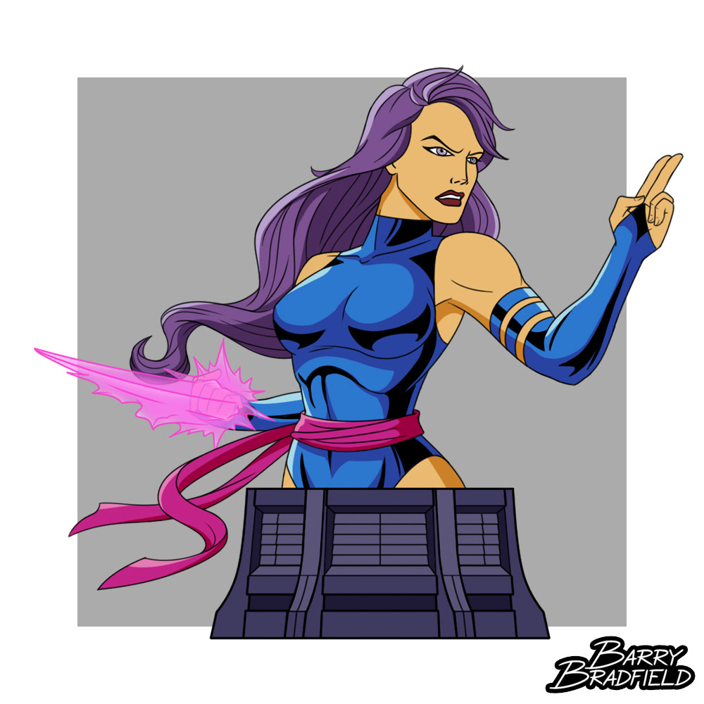 Bust | Psylocke [X-Men The Animated Series]