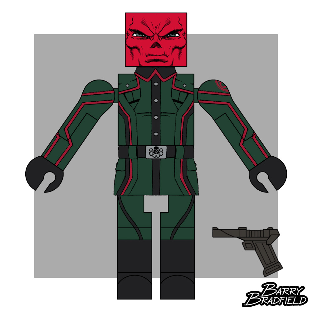 Hydra Uniform Red Skull | Marvel Captain America The First Avenger