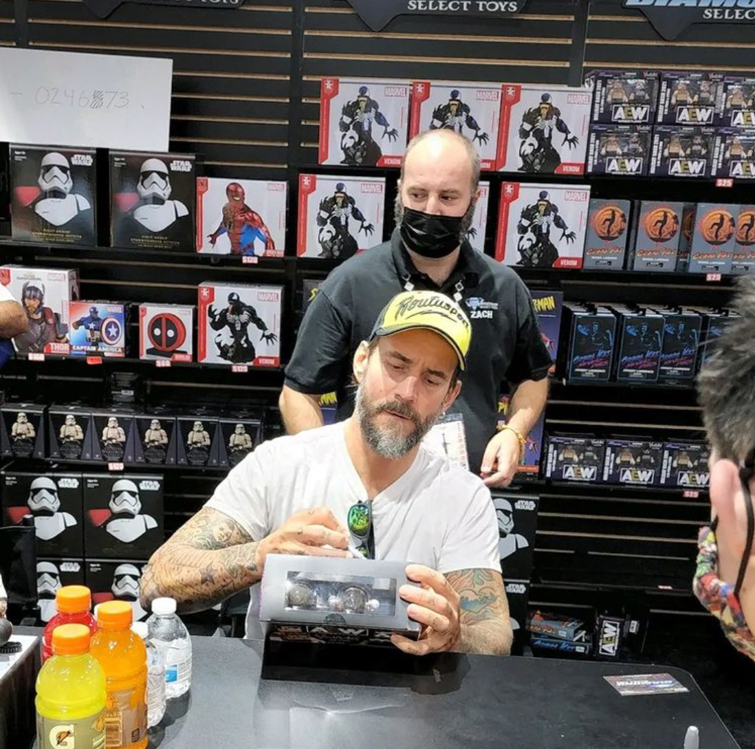 AEW's CM Punk with Vinimates.