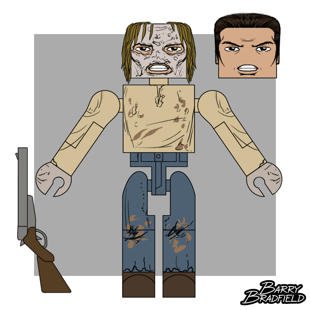 Shotgun Whisperer Zombie | The Walking Dead Wave 9 [Unproduced]