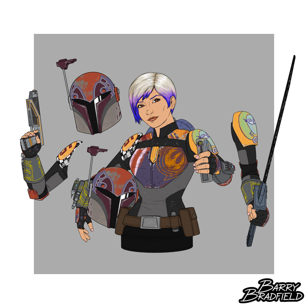 Bust | Sabine Wren [Star Wars Rebels]