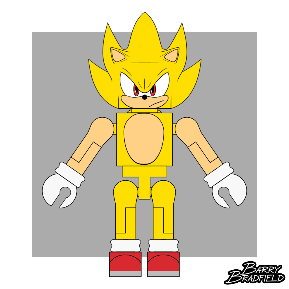 Super Sonic | Sonic the Hedgehog Wave 2 [Unproduced]