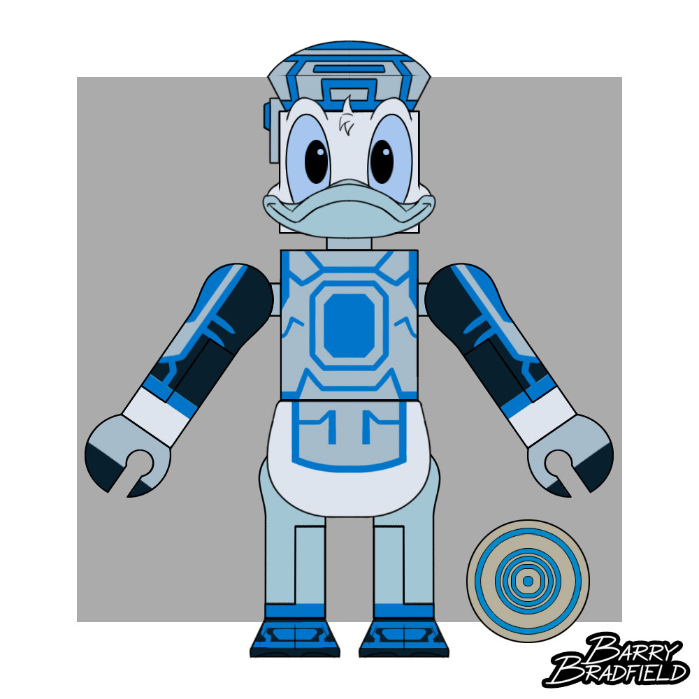 Space Paranoids Donald | Kingdom Hearts Wave 1