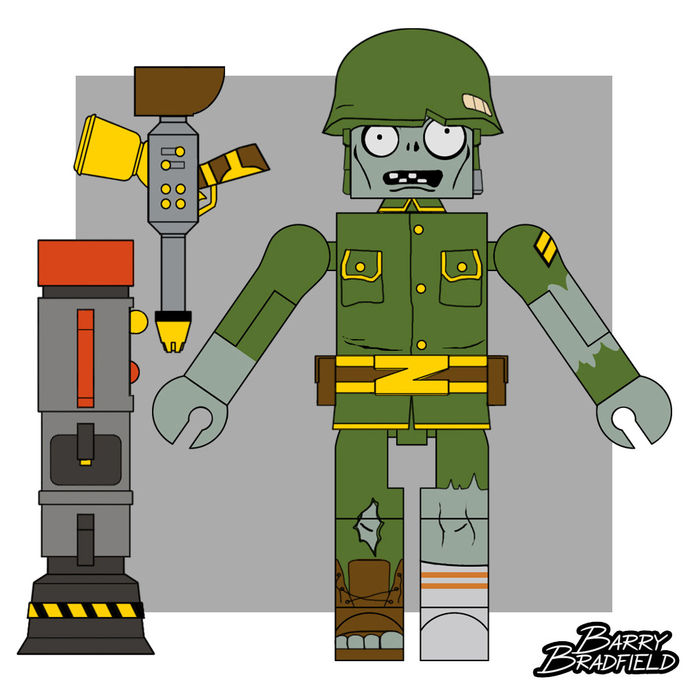 Soldier Zombie | Plants vs Zombies Garden Warfare 
