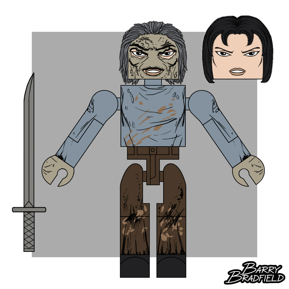 Sword Whisperer Zombie | The Walking Dead Wave 9 [Unproduced]