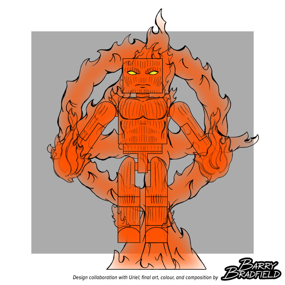 Human Torch | Marvel TRU Wave 15