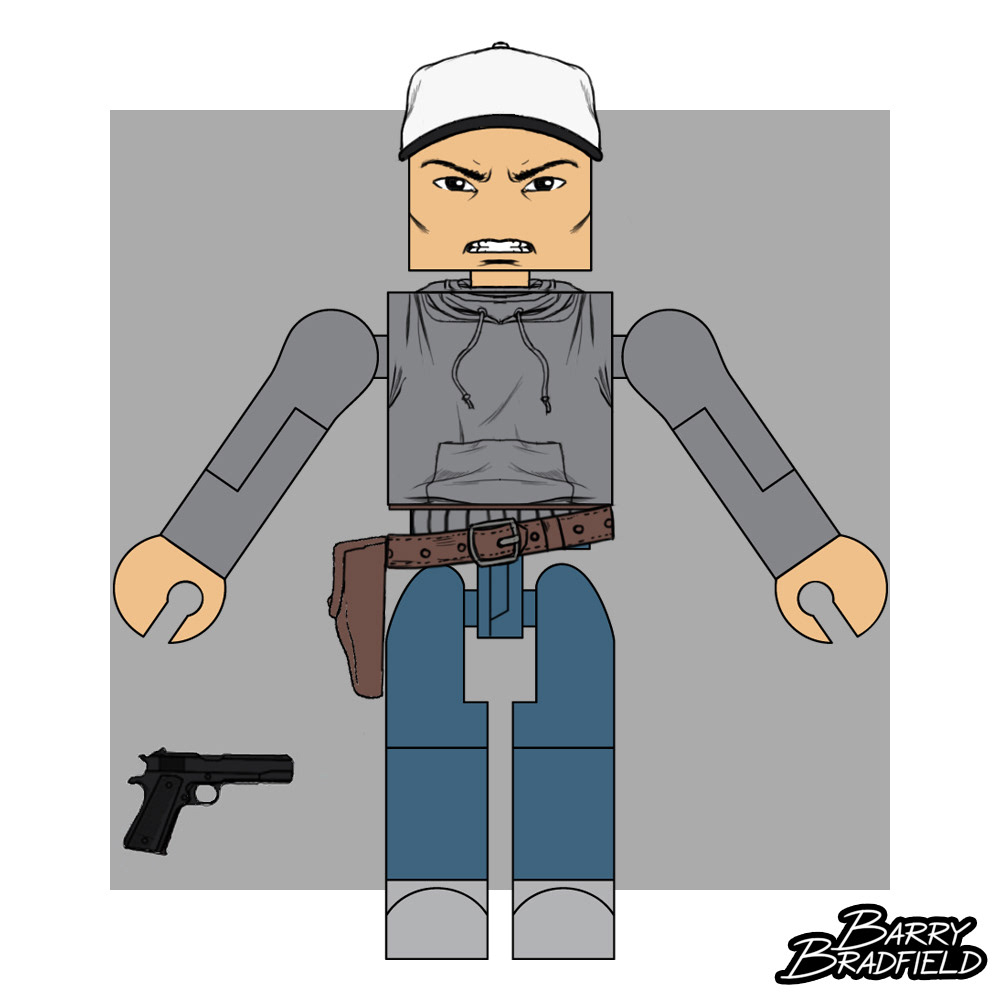 Shaved Head Glenn | The Walking Dead Wave 3