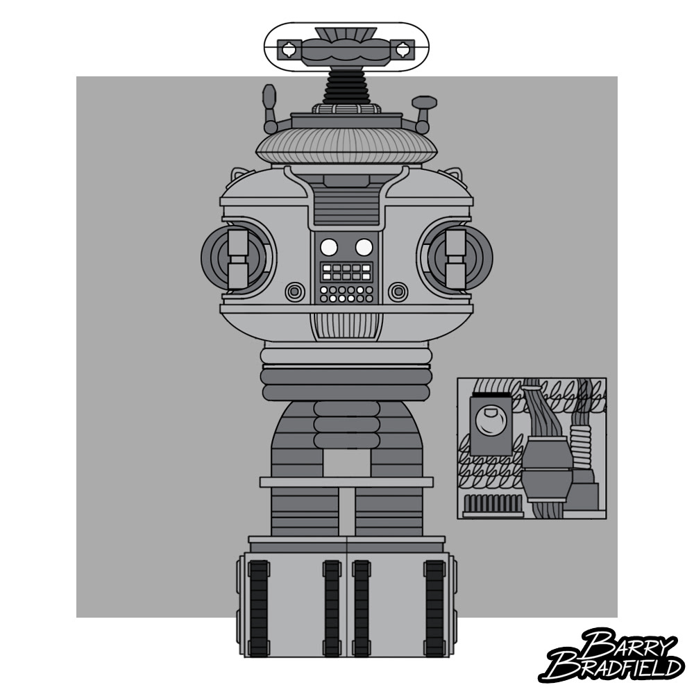 Black & White B-9 Robot | Lost In Space