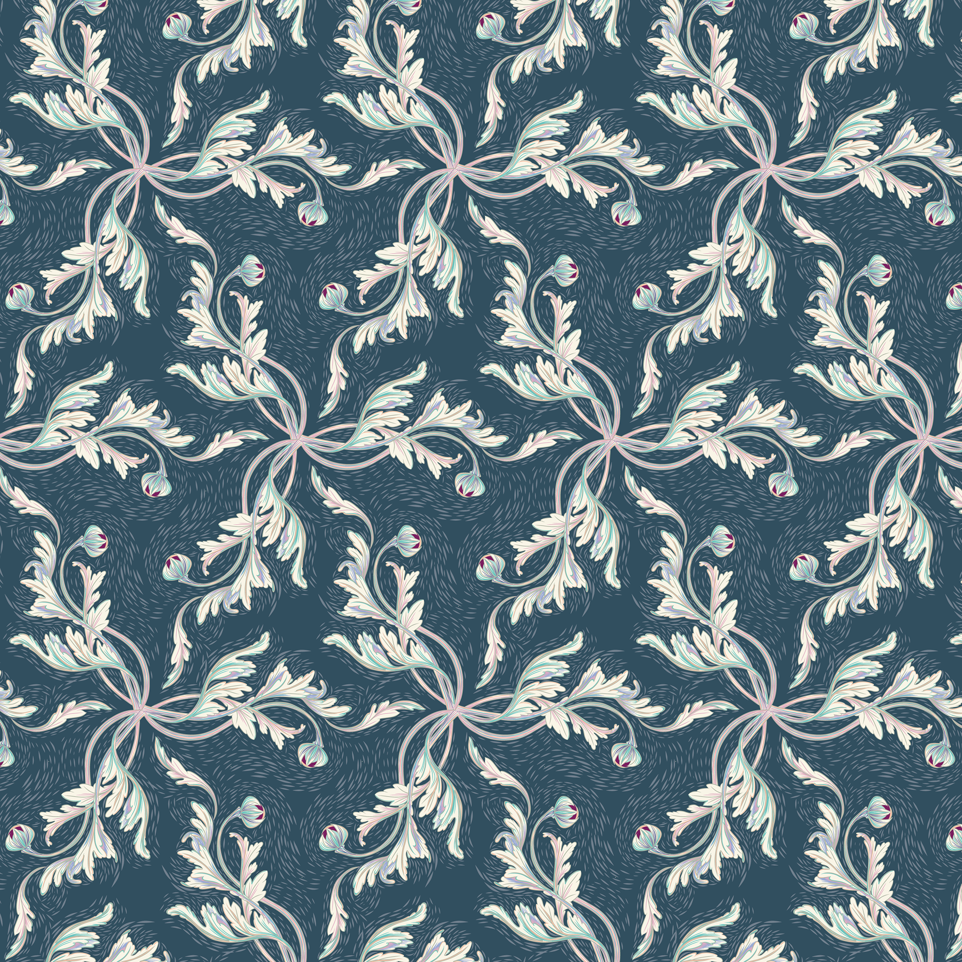 Trinary Floret - Cream