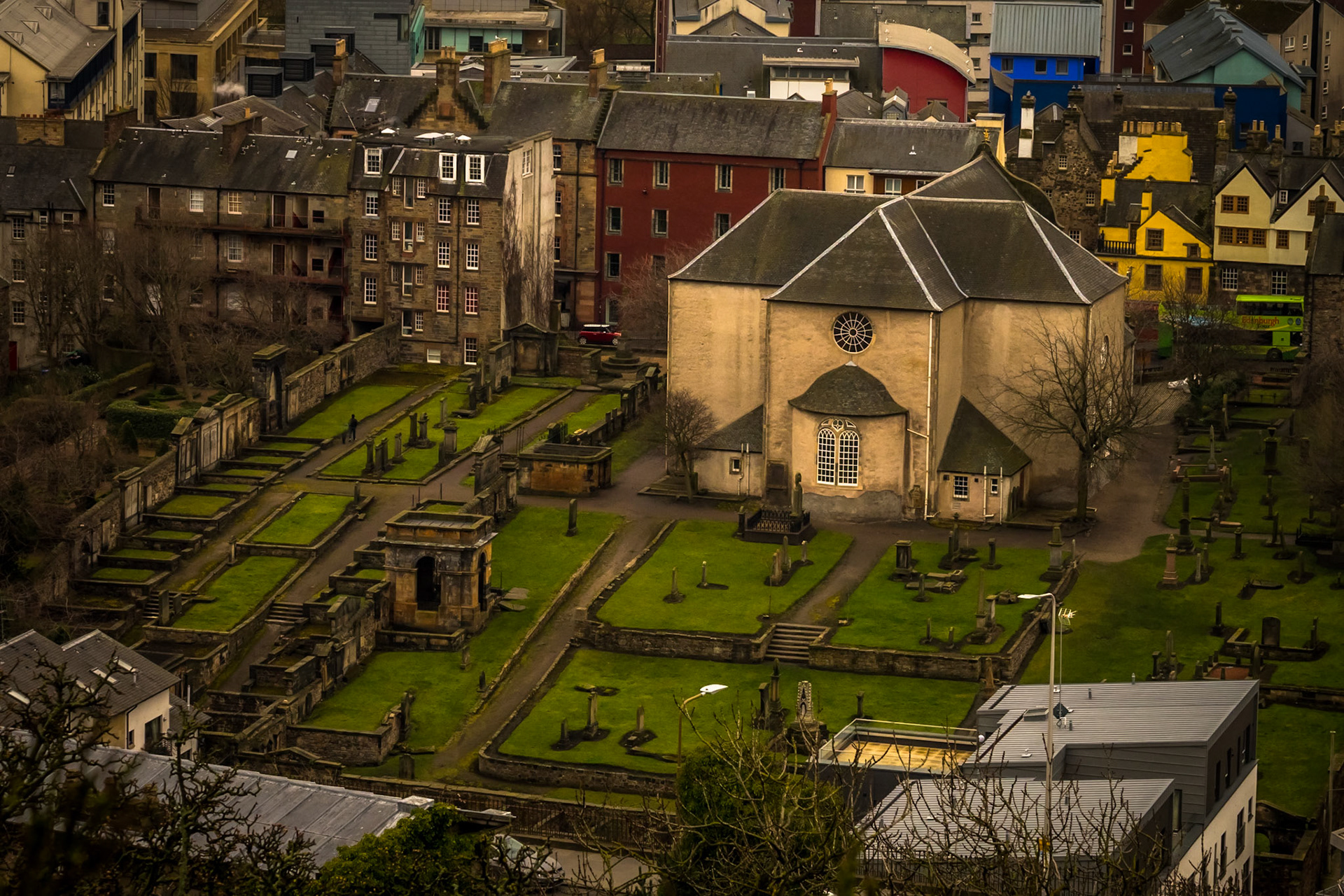 Completed in 1691, this church serves the parish of Canongate, including the Palace of Holyroodhouse and the Scottish Parliament.