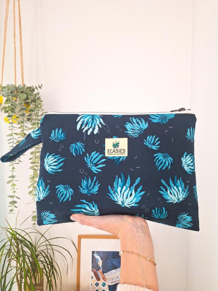 Custom pattern zip pouch