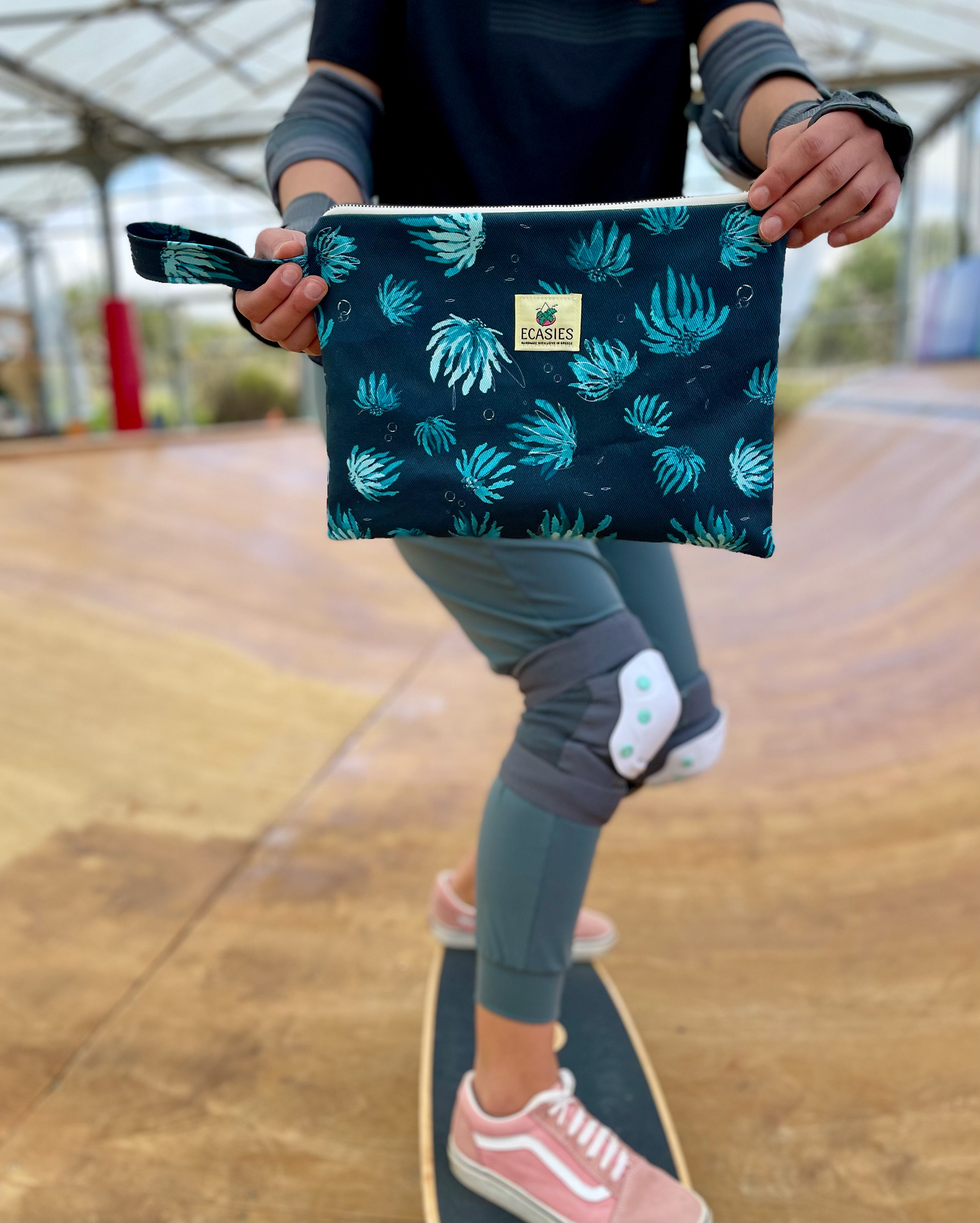 Custom pattern zip pouch