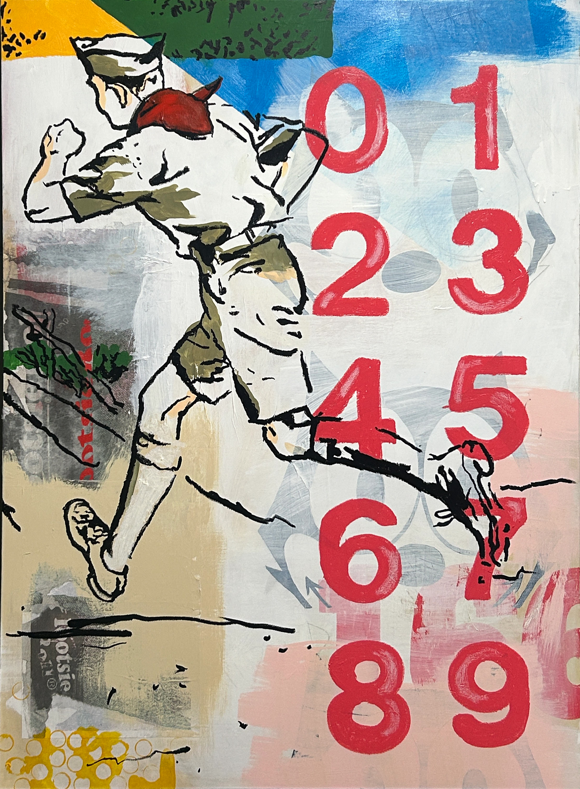 Merit, Mixed medium, 36'' x 48'', 2025