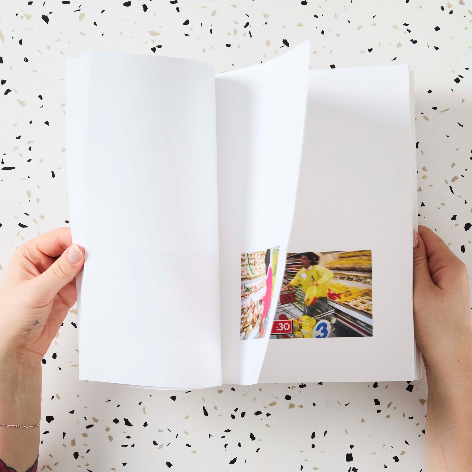 63 Screenshots from the meat department of Supermarket Sweep, a televised game show. Contestants work to accumulate the largest grocery bill during the timed event know as "The Big Sweep". Winning this event grants contestants the chance to win $5,000