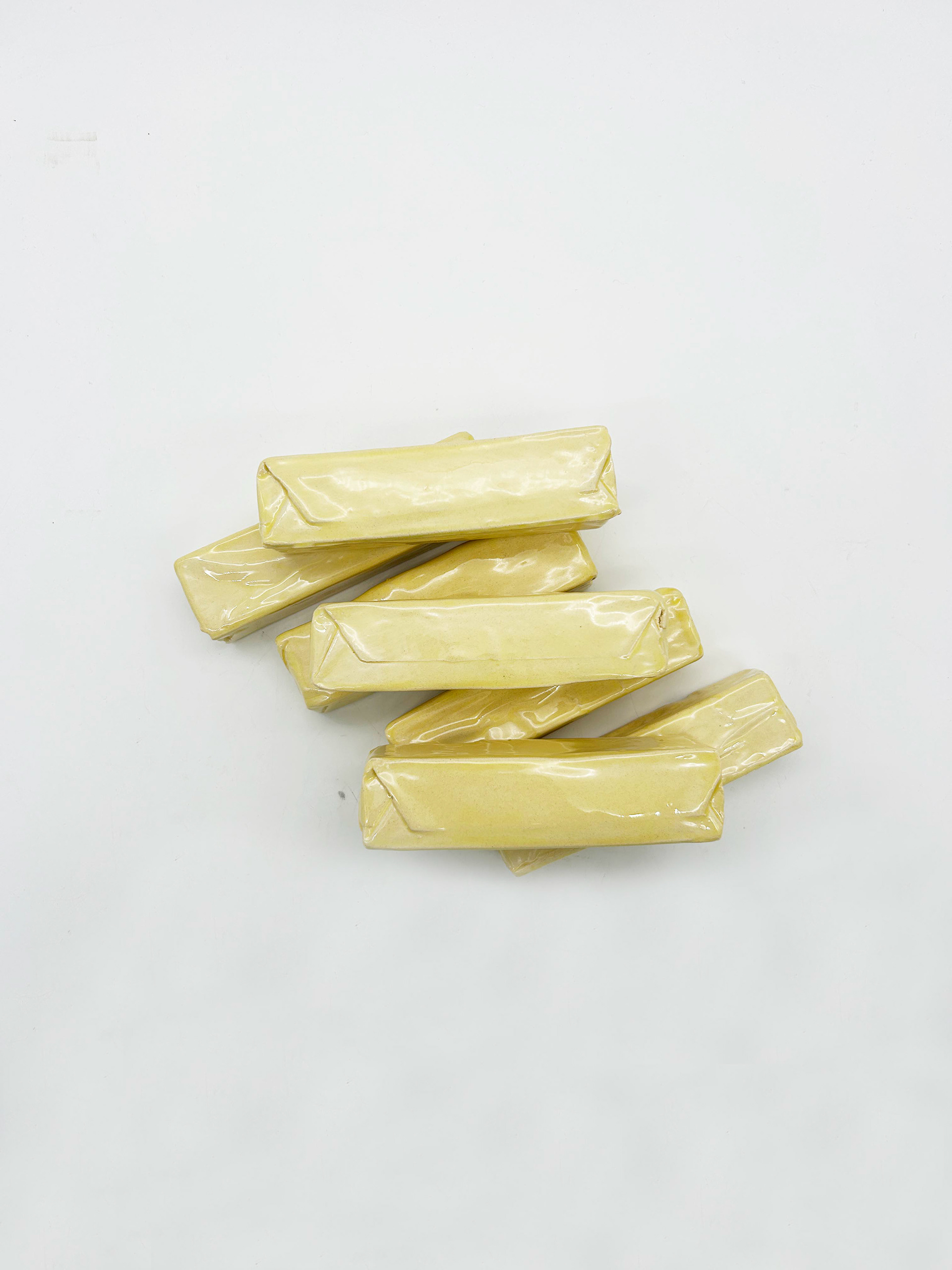 $3.18, ceramic butter sticks, 4.625'' x 1.125'' x 1.125'', 2025