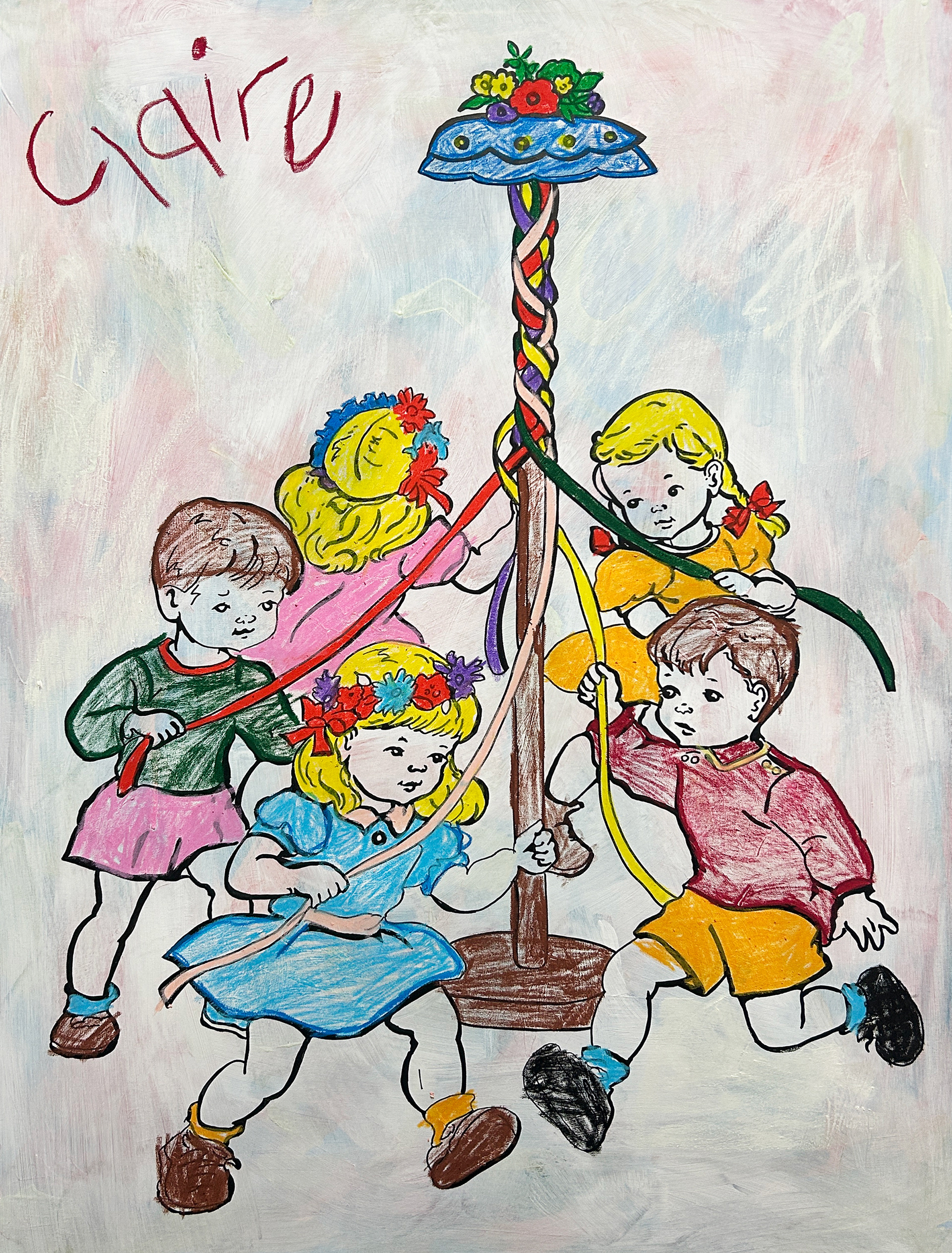 And the renewal, Mixed medium, 36'' x 48'', 2025