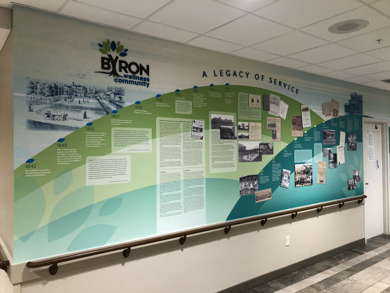 Byron Wellness Community History Wall