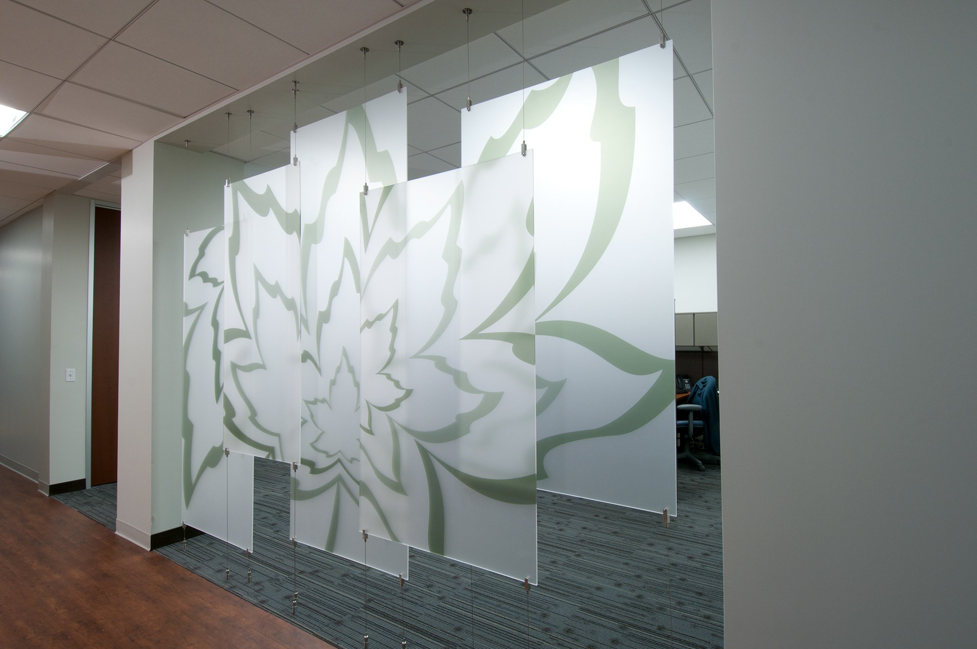 Custom acrylic divider
