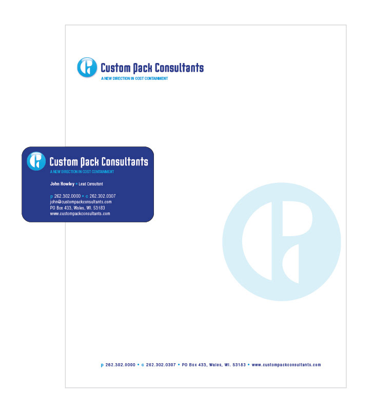 Letterhead and business card
