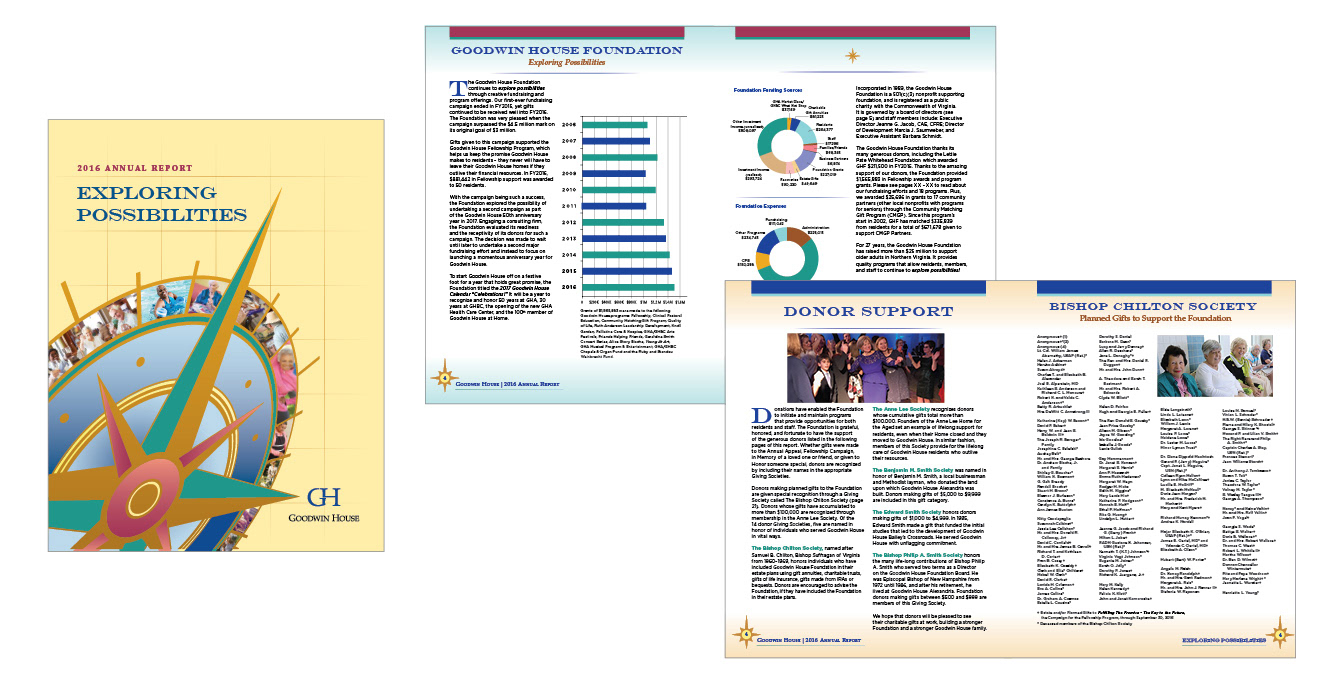 Annual report, designed for Image Prep Studio