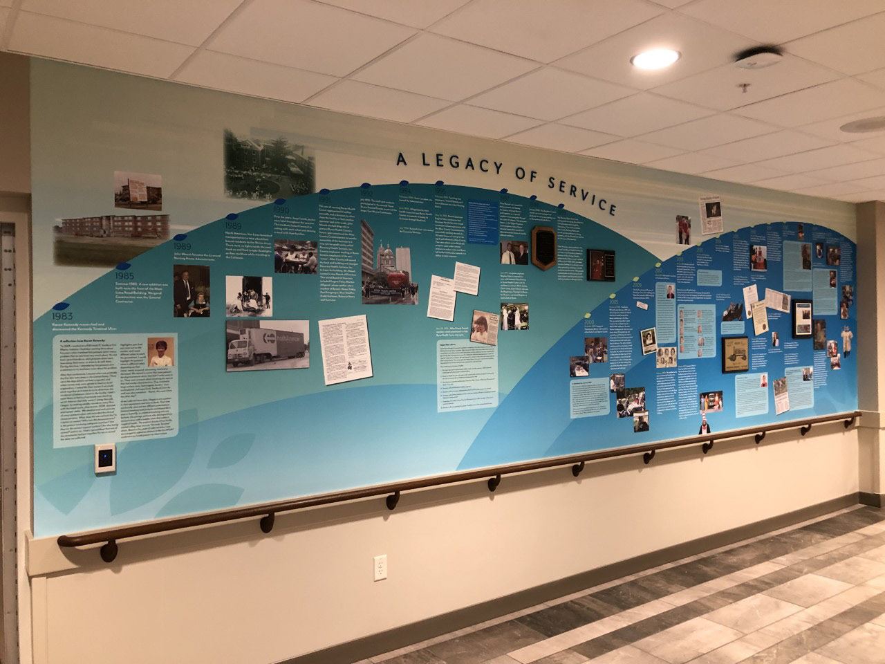 Byron Wellness Community History Wall