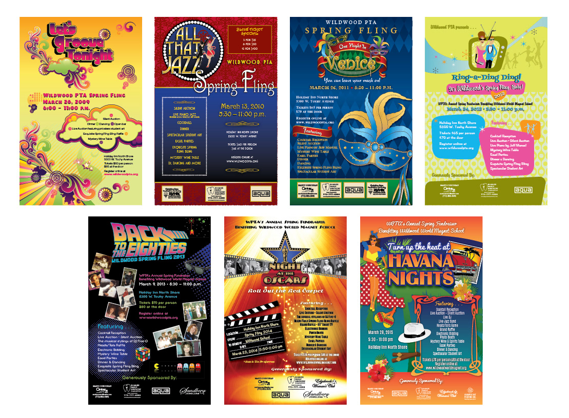 Wildwood School-Promotional Posters for Annual Fundraiser