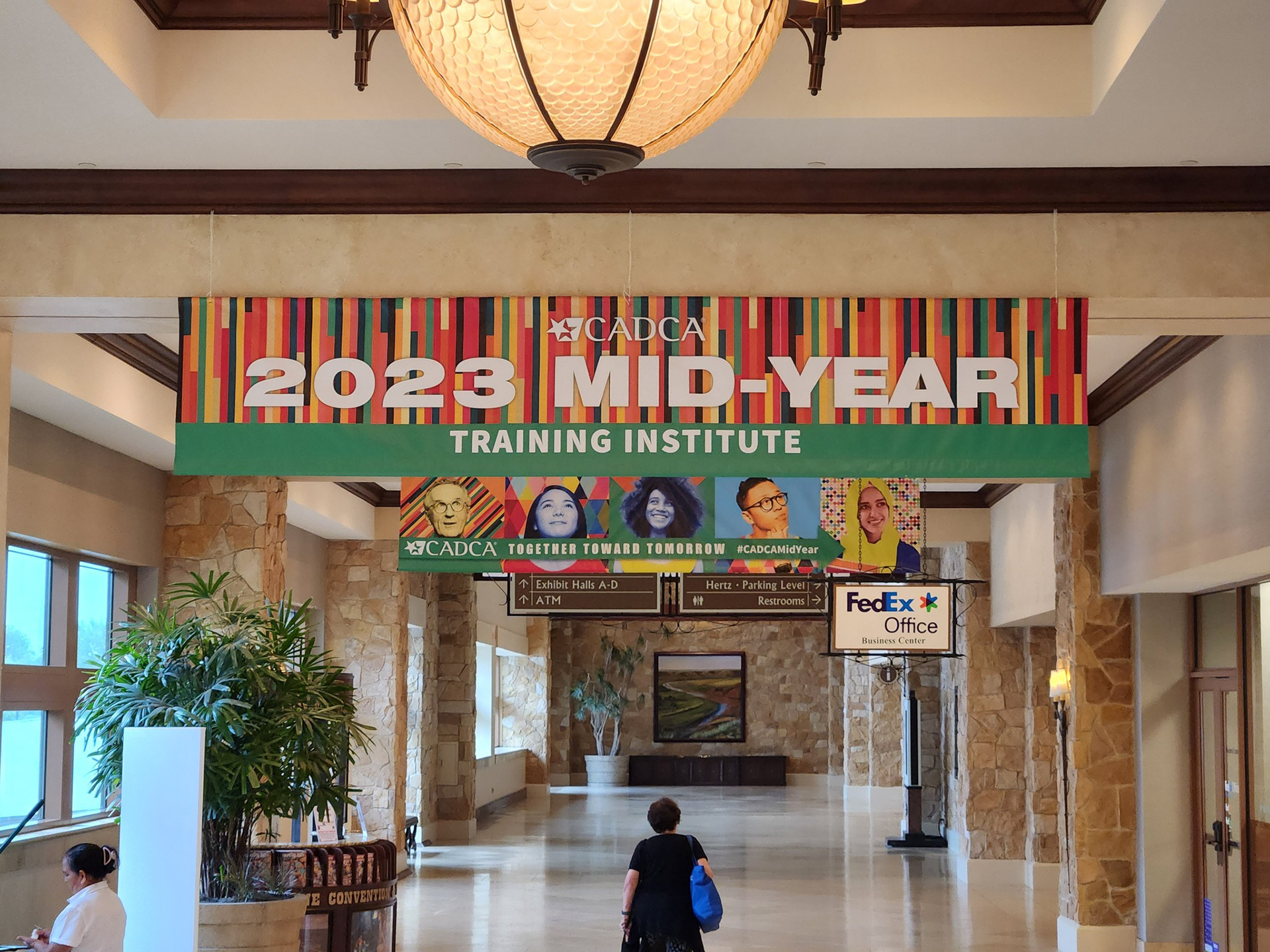 Banners at a Training Event
