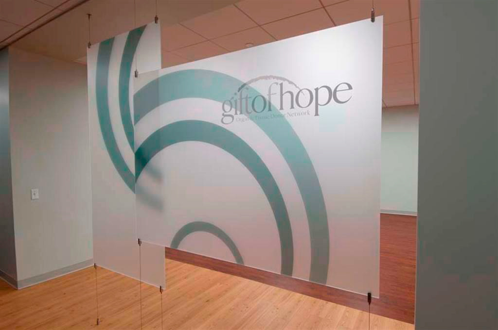 Custom acrylic divider