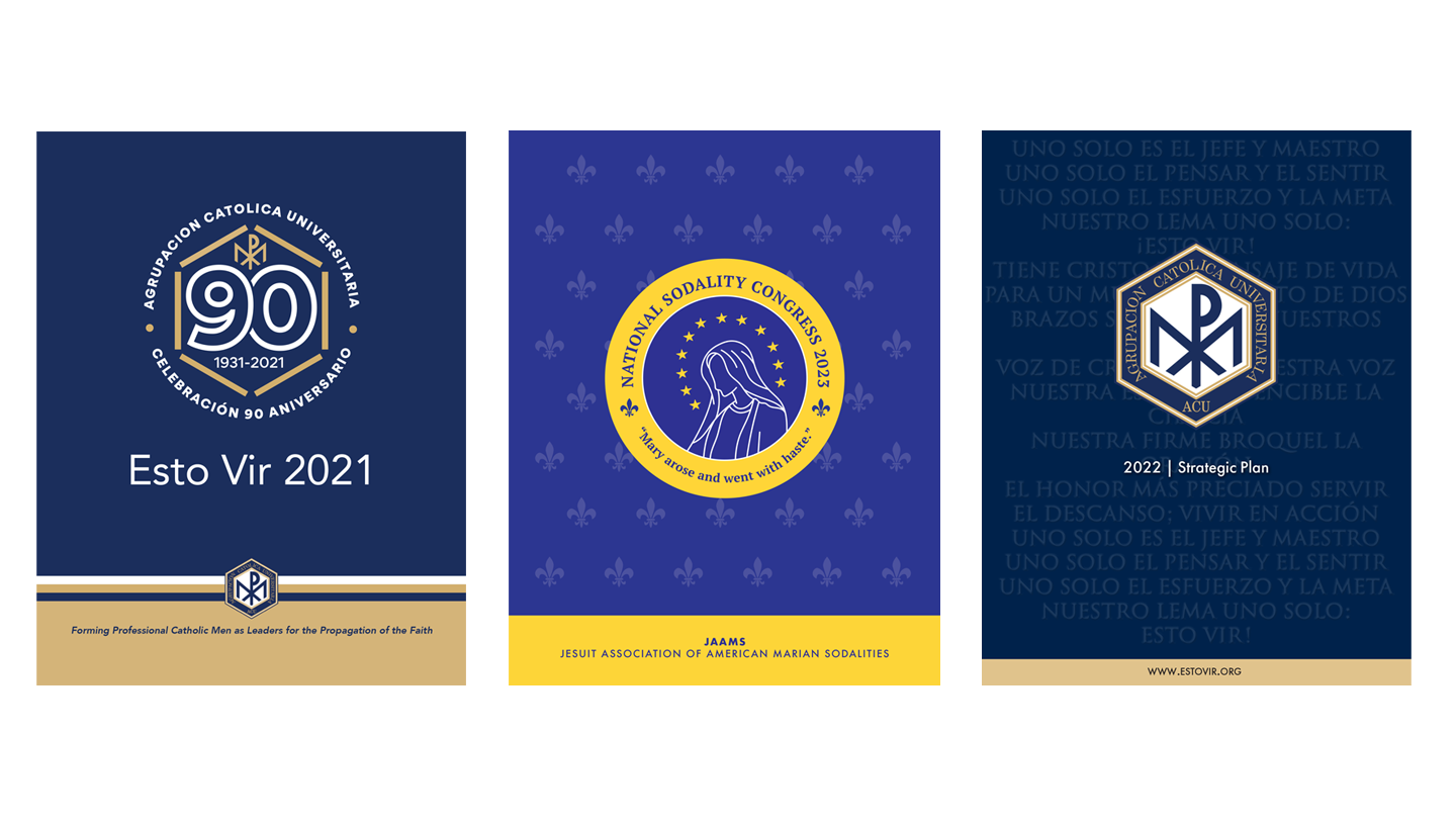 Covers for Annual Report, Conference Program and a Strategic Plan